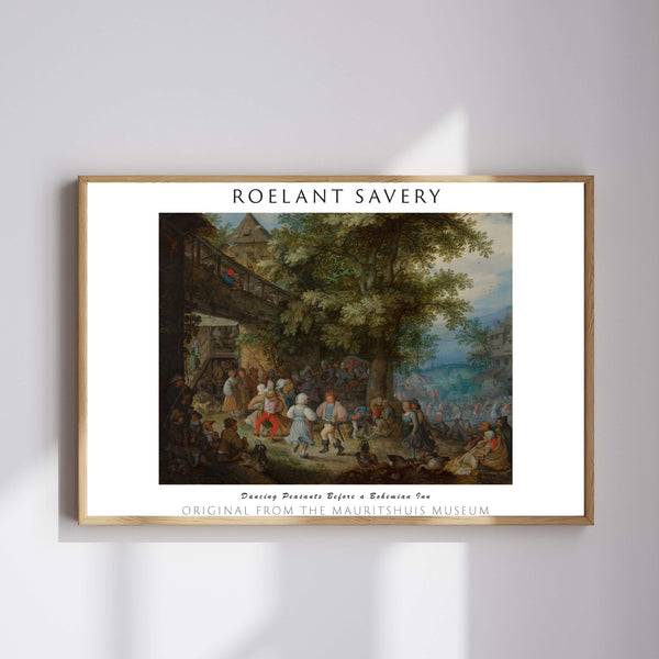 Roelant Savery-Bohemya Hanı Önünde Dans Eden Köylüler