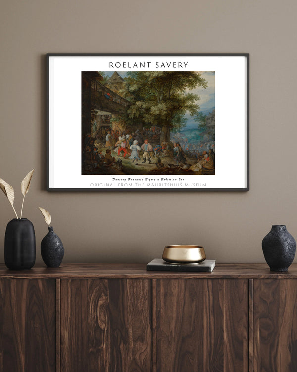 Roelant Savery-Bohemya Hanı Önünde Dans Eden Köylüler