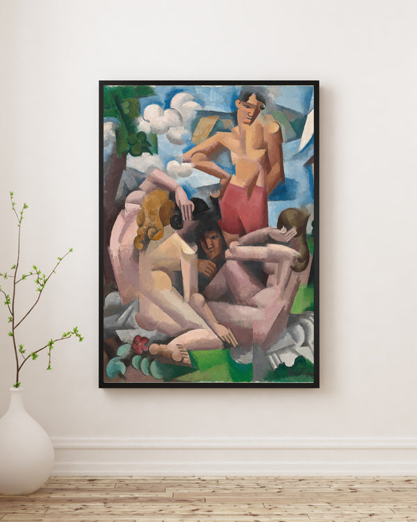 Roger de La Fresnaye - Banyo Yapanlar Poster