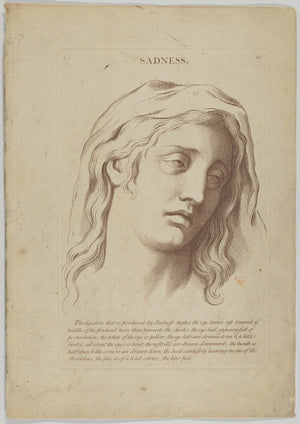 Charles Le Brun - Hüzün Fine Art Baskı