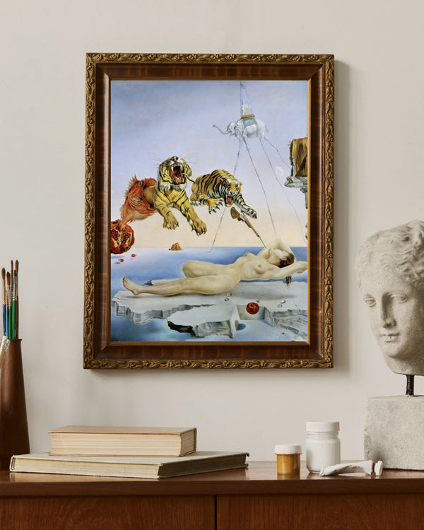 Salvador Dalí - Uyanmadan Bir Saniye Önce çerçeve