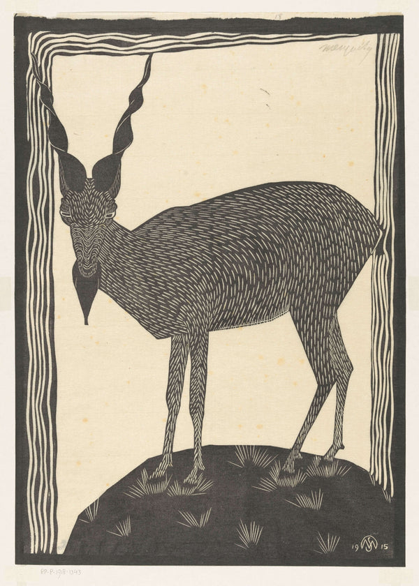 Samuel Jessurun de Mesquita - Markhor Keçisi fine art baskı