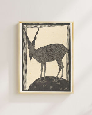 Samuel Jessurun de Mesquita - Markhor Keçisi fine art baskı