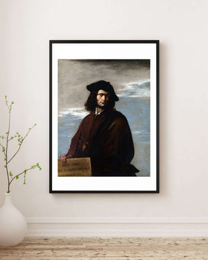 Salvator Rosa - Otoportre fine art baskı