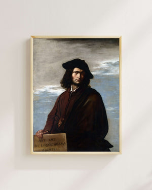 Salvator Rosa - Otoportre fine art baskı