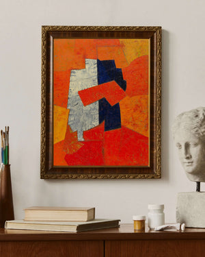 Serge Poliakoff - Kompozisyon Fine Art Baskı
