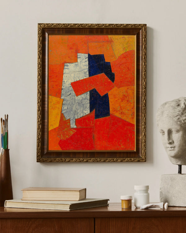 Serge Poliakoff - Kompozisyon Fine Art Baskı