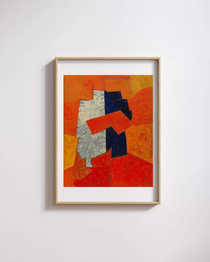 Serge Poliakoff - Kompozisyon Fine Art Baskı