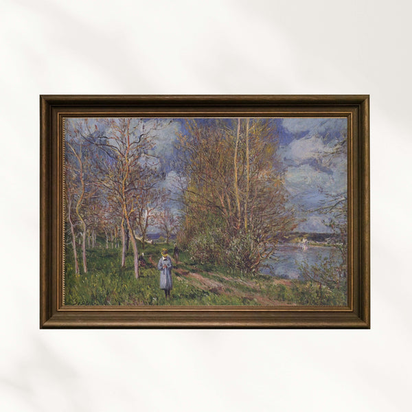 Alfred Sisley - İlkbaharda Küçük Çayırlar