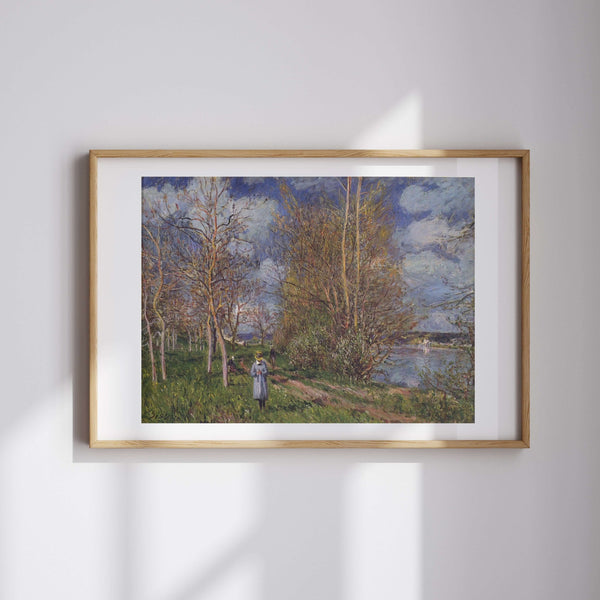 Alfred Sisley - İlkbaharda Küçük Çayırlar