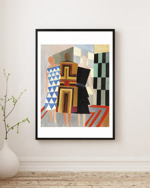 Eşzamanlı Elbiseler Fine Art Baskı