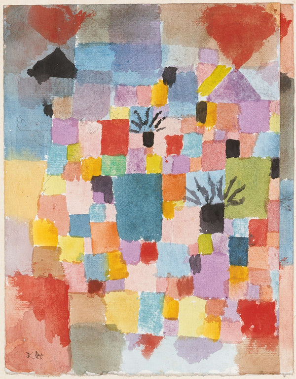 Paul Klee - Güney Bahçeleri fine art baskı