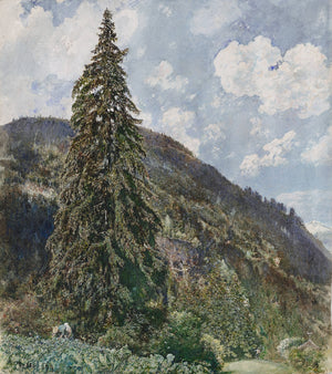 Rudolf von Alt - Old Spruce