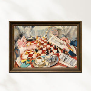 Max Oppenheimer - Satranç Maçı