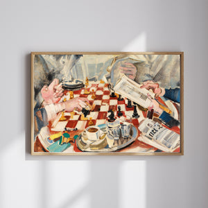 Max Oppenheimer - Satranç Maçı