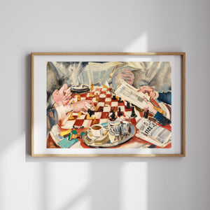 Max Oppenheimer - Satranç Maçı