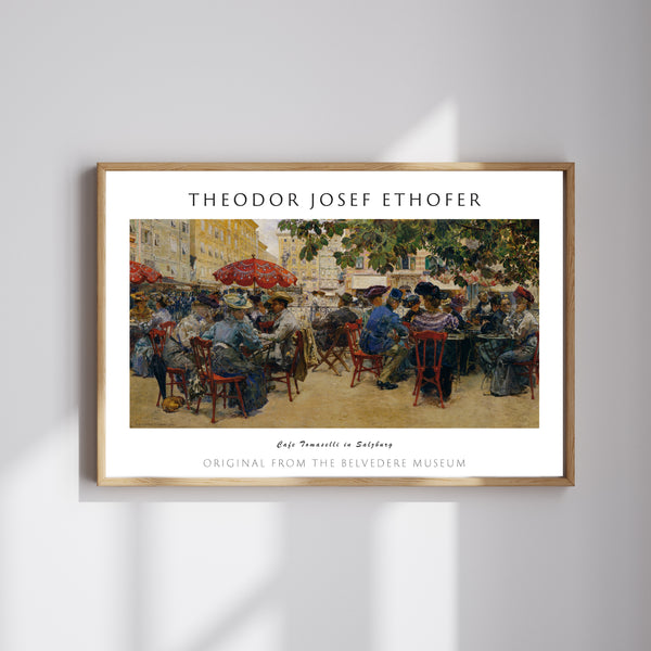 Theodor Josef Ethofer-Salzburg'daki Café Tomaselli