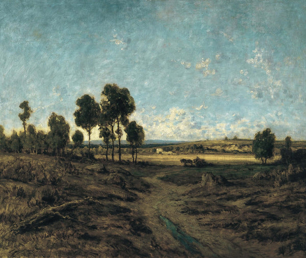 Théodore Rousseau - Montmartre Ovası Manzarası