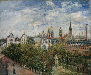 Theodor von Hörmann - Prag Görünümü Fine Art Baskı