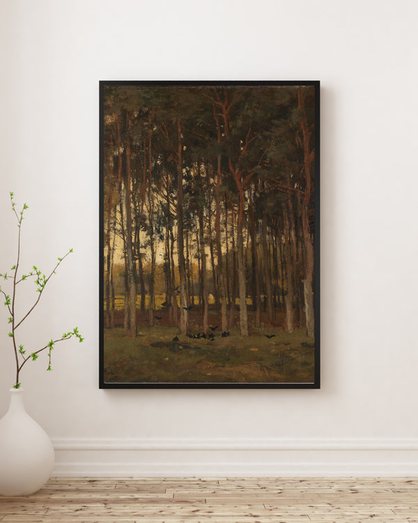 Théophile de Bock - Orman Manzarası