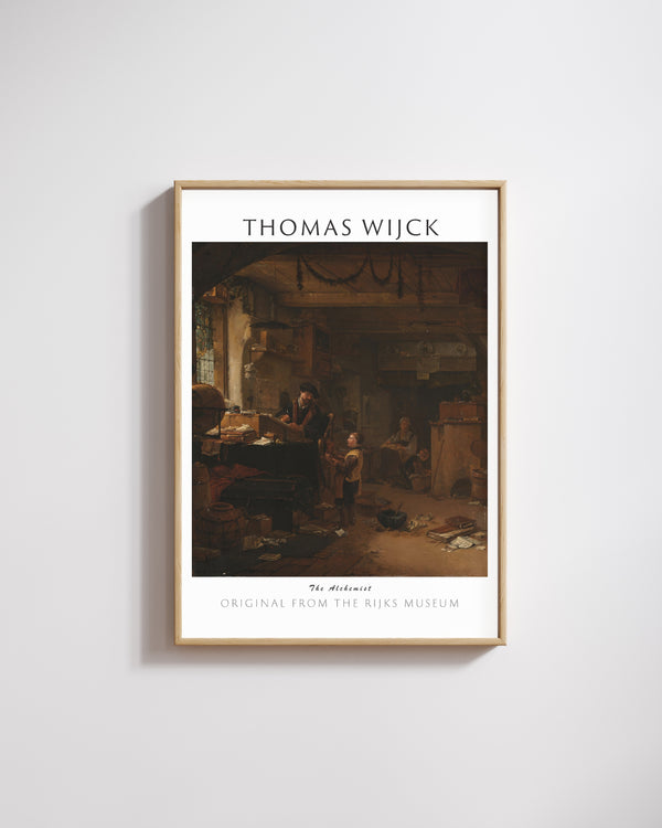 Thomas Wijck - Simyacı poster