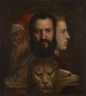 Titian - Zaman Alegorisi fine art baskı