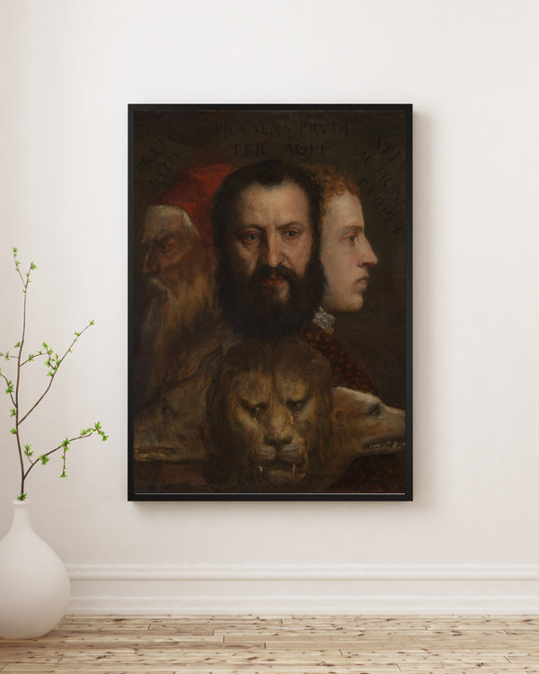 Titian - Zaman Alegorisi fine art baskı
