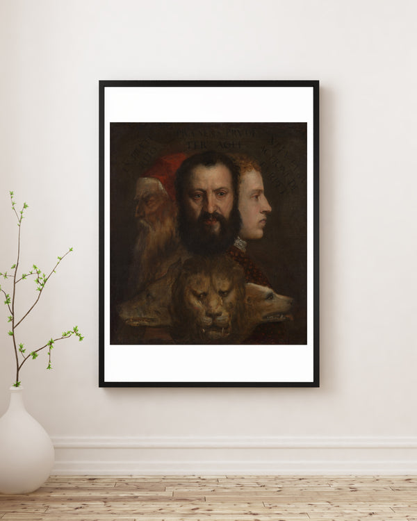 Titian - Zaman Alegorisi fine art baskı