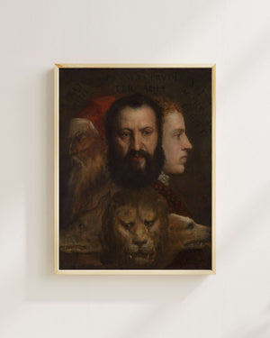 Titian - Zaman Alegorisi fine art baskı