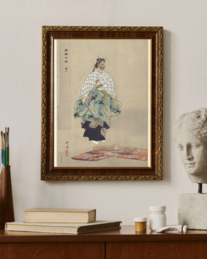 Tsukioka Kōgyo - Aoi no Ue çerçeve