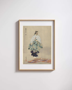 Tsukioka Kōgyo - Aoi no Ue fine art baskı