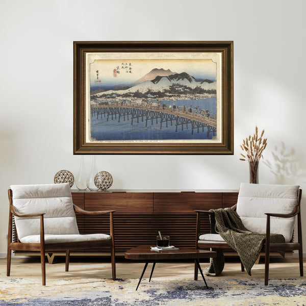 Utagawa Hiroshige - Kyoto, Sanjō Ōhashi