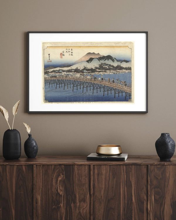 Utagawa Hiroshige - Kyoto, Sanjō Ōhashi