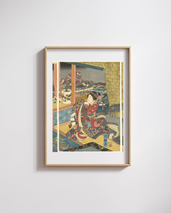 Utagawa Kuniteru - Çiçekler