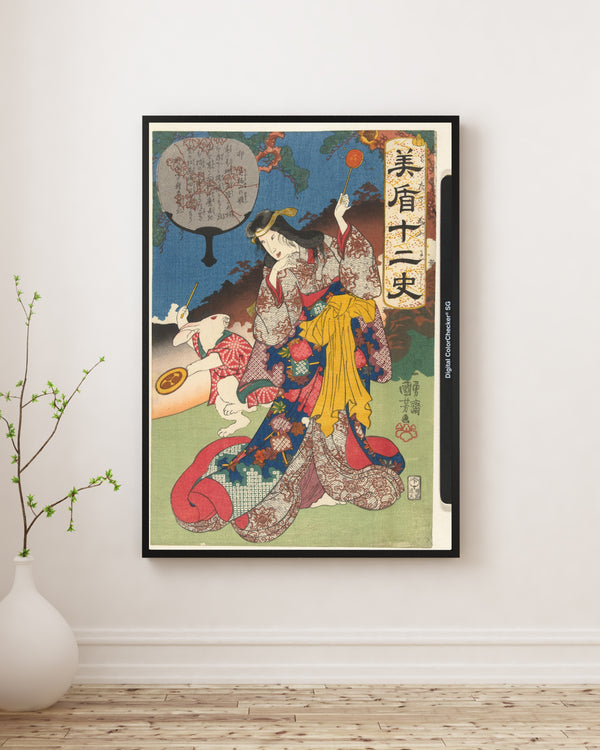 Utagawa Kuniyoshi - Tavşan Burcu