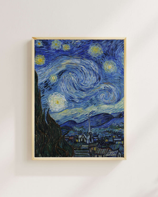 Vincent van Gogh - Yıldızlı Gece fine art baskı