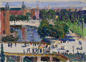 Wassily Kandinsky - Amsterdam - Pencereden Görünüm tablo