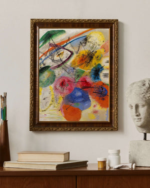 Wassily Kandinsky - Siyah Çizgiler Fine Art Baskı