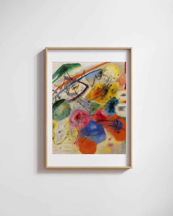 Wassily Kandinsky - Siyah Çizgiler Fine Art Baskı