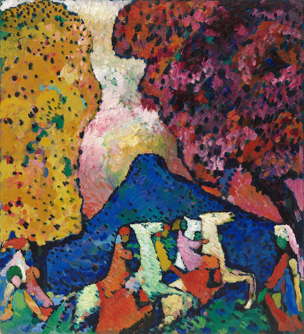Wassily Kandinsky - Mavi Dağ Tablo