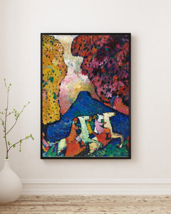 Wassily Kandinsky - Mavi Dağ Poster