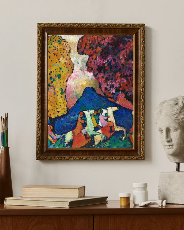 Wassily Kandinsky - Mavi Dağ Fine Art Baskı