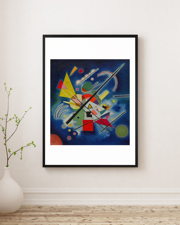Wassily Kandinsky - Mavi Resim Çerçeve