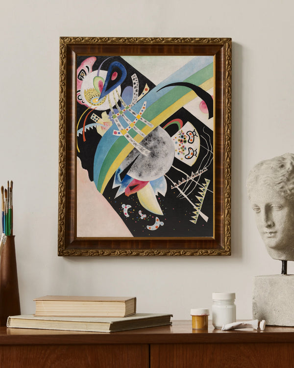 Wassily Kandinsky - Siyah Üzerine Daireler Fine Art Baskı