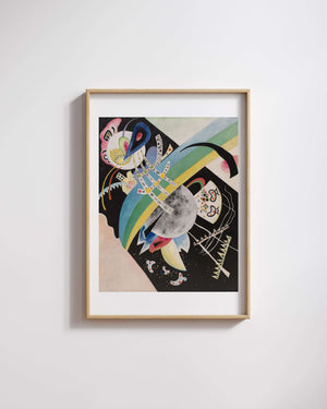 Wassily Kandinsky - Siyah Üzerine Daireler Fine Art Baskı