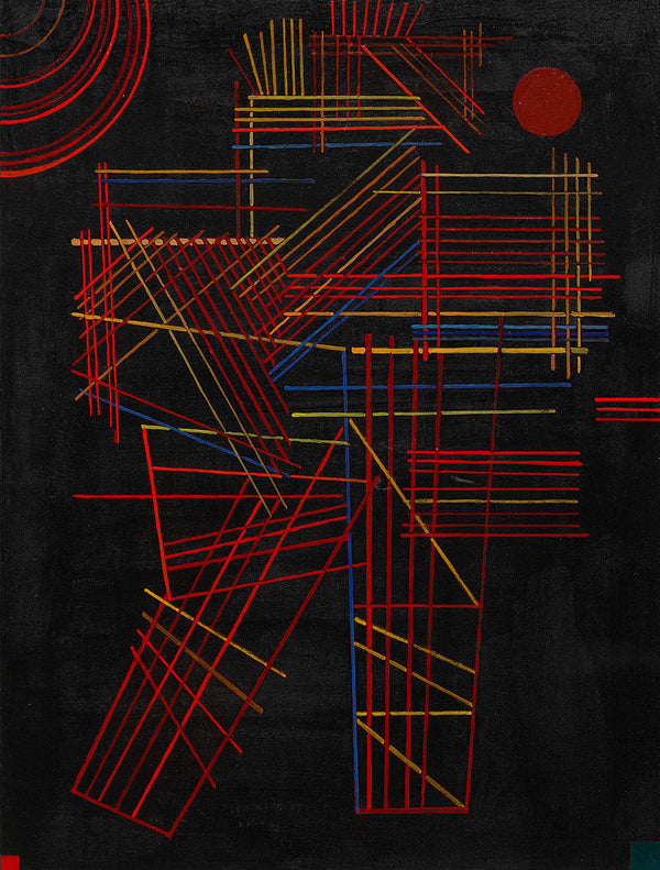 Wassily Kandinsky - Renkli Çubuklar Tablo