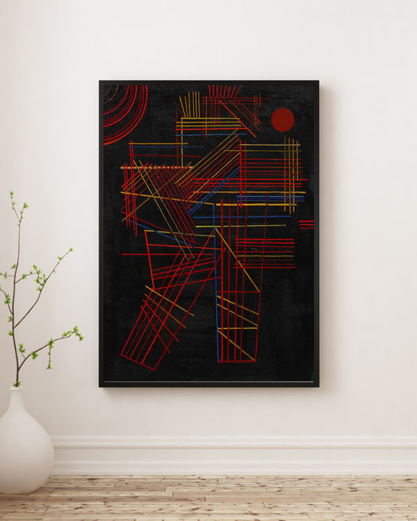 Wassily Kandinsky - Renkli Çubuklar Poster