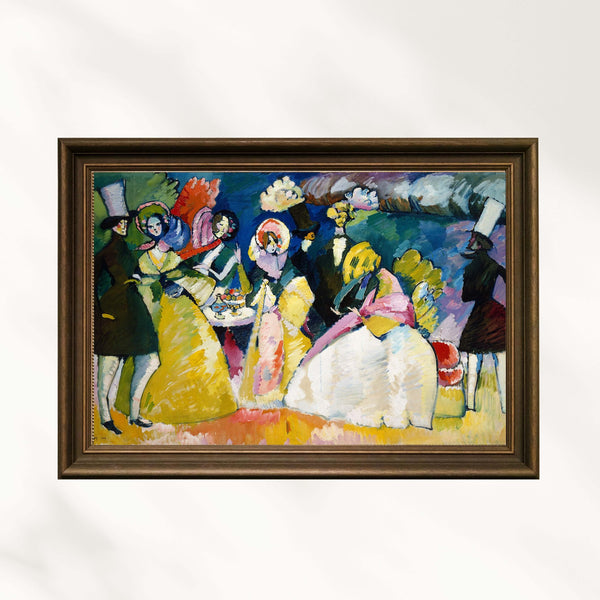 Wassily Kandinsky - Krinolinli Grup poster