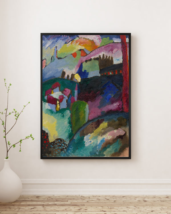 Wassily Kandinsky - Fabrika Bacalı Manzara Poster