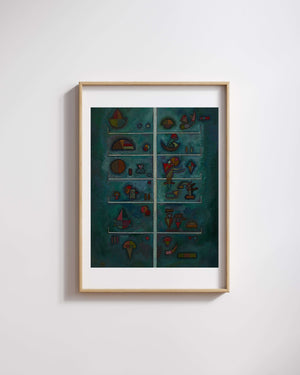 Wassily Kandinsky - Katmanlar Fine Art Baskı